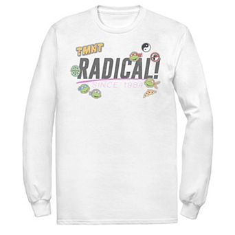 Men's Ninja Turtles Radical! Patch Collage Long Sleeve Tee