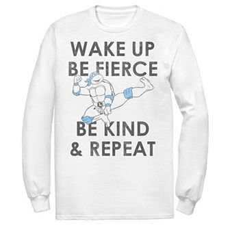 Men's Ninja Turtles Leonardo Be Kind And Repeat Long Sleeve Tee