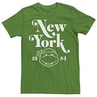 Men's Ninja Turtles New York 1984 Head Outline Short Sleeve Tee