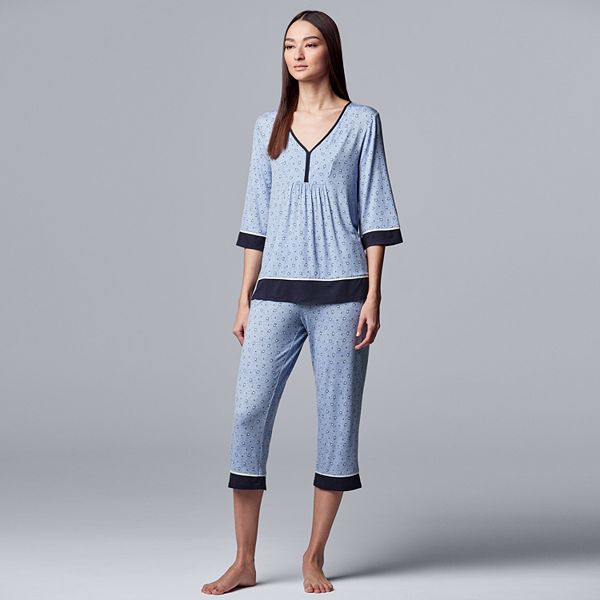 Vera wang 2025 capri pajamas