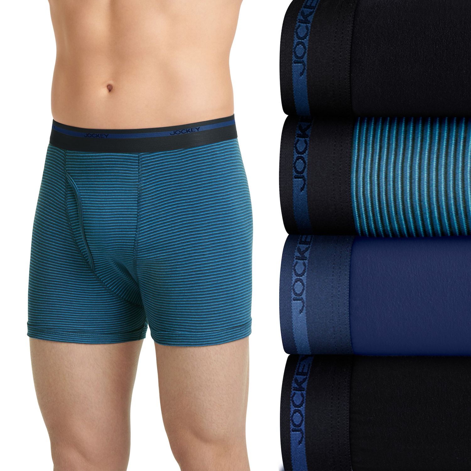 Men's Jockey® 3-Pack + 1 Bonus Cotton Boxer Briefs