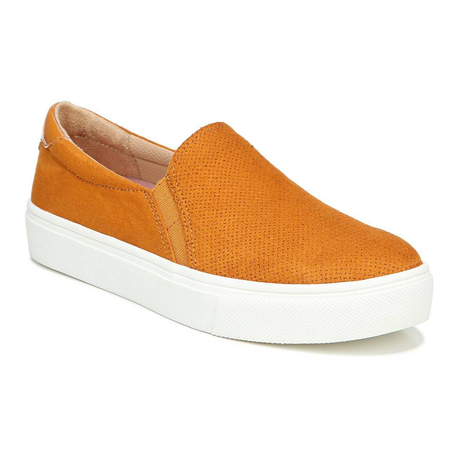 yellow slip on sneakers