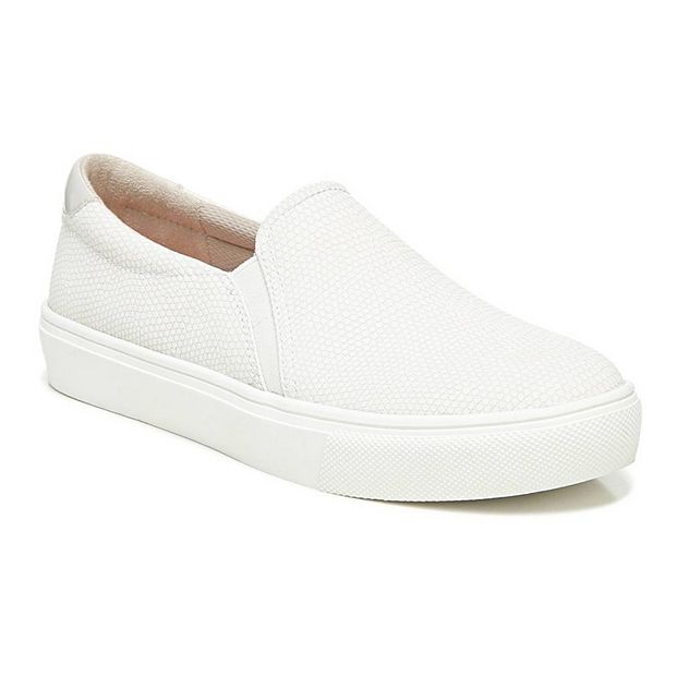 White slip on outlet sneakers