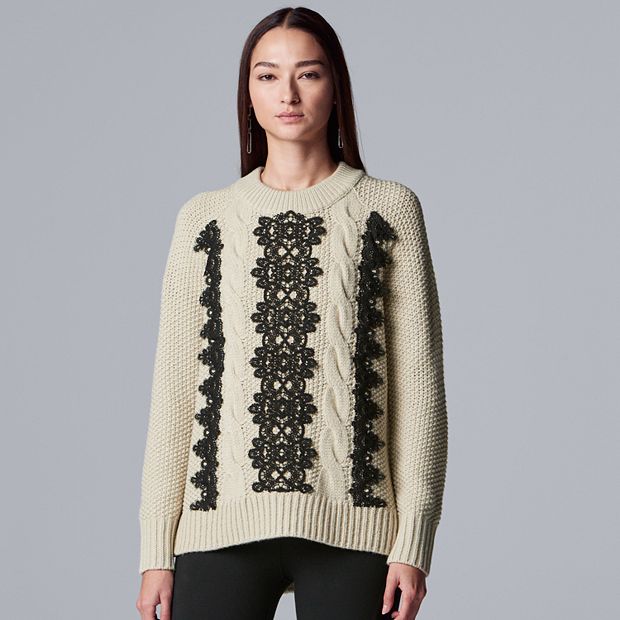 Vera wang sweater outlet kohls