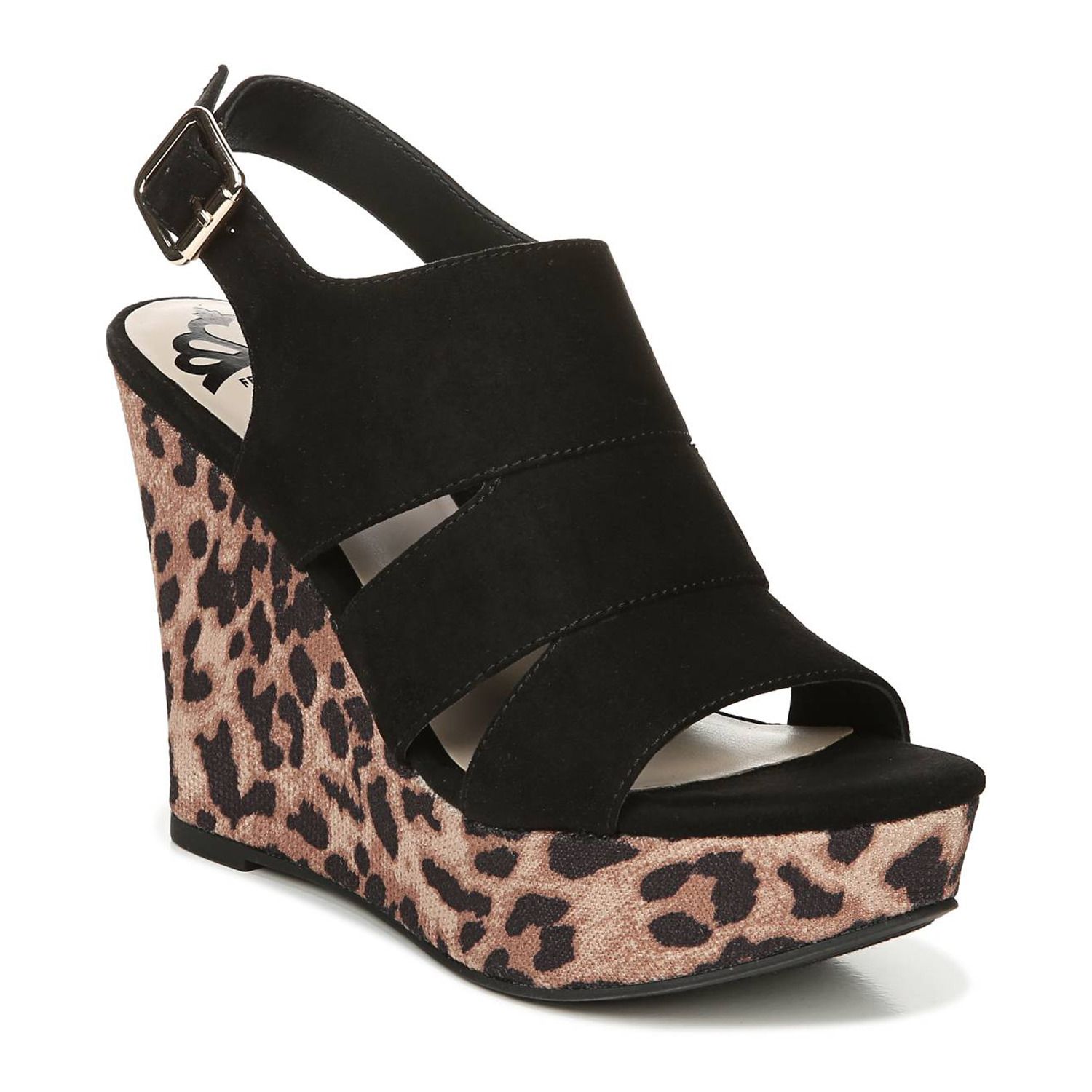 kohls black wedges