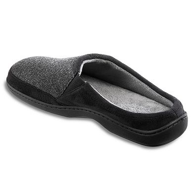 isotoner Herringbone Logan Hoodback Men's Slippers