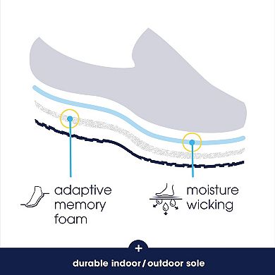 isotoner Herringbone Logan Hoodback Men's Slippers