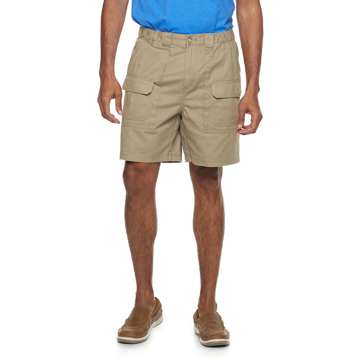 men's shorts with side elastic waistband