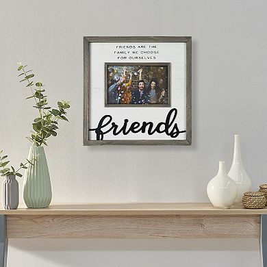 New View Gifts & Accessories "The Family We Choose" Wide Wood Frame