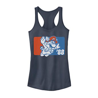 Juniors' Nintendo Super Mario 88 Retro Logo Tank Top