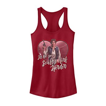 Juniors' Star Wars Han Solo "Scruffy Nerf Herder" Valentine's Day Tank Top