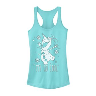 Junior's Frozen Olaf I'm So Cool Tank Top