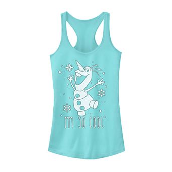 Junior's Frozen Olaf I'm So Cool Tank Top