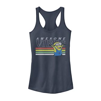 Juniors' Minions "Awesome Vibes" Tank Top