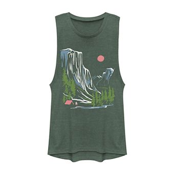 Juniors' Fifth Sun Mountain Range Muscle Tank Top