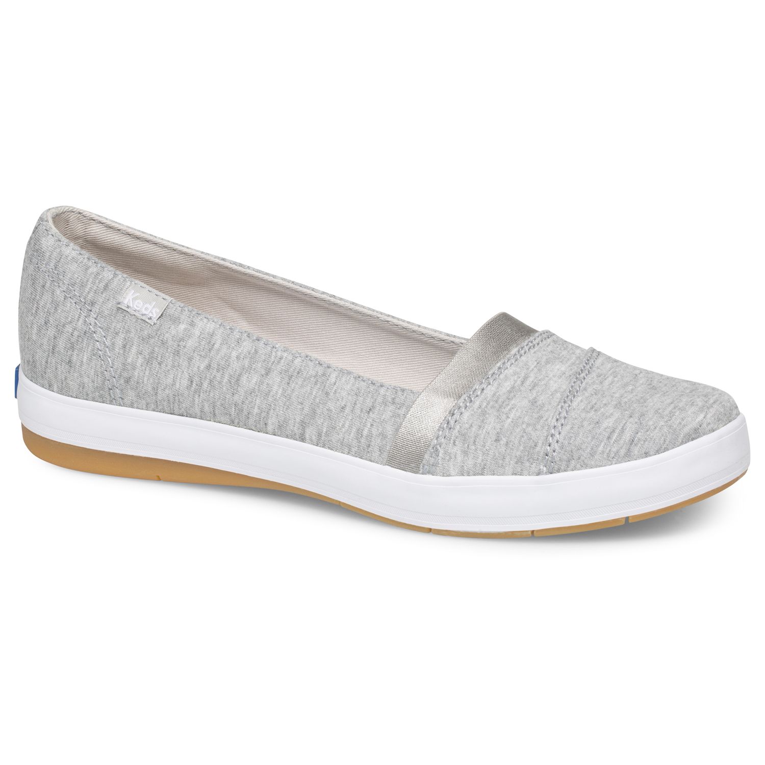 gray slip on keds