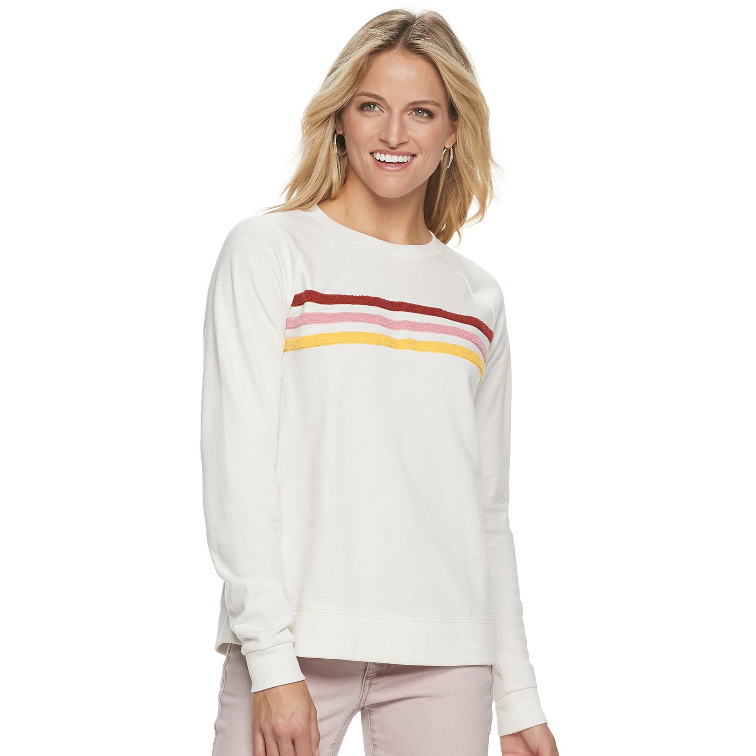 kohls white sweatshirt