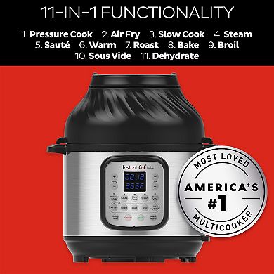 Instant Pot Duo Crisp Pressure Cooker & Air Fryer Combo