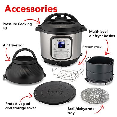 Instant Pot Duo Crisp Pressure Cooker & Air Fryer Combo