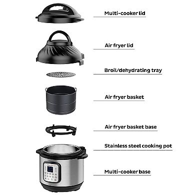 Instant Pot Duo Crisp Pressure Cooker & Air Fryer Combo