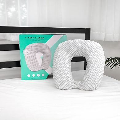 SensorPEDIC Conforming Memory Foam U-Neck Travel Pillow