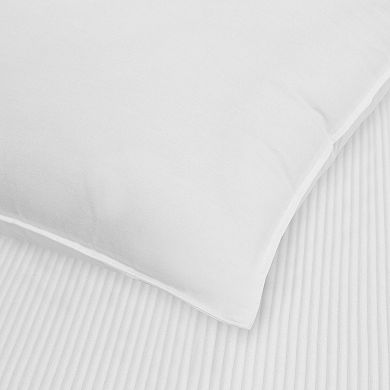 SensorPEDIC Ultra-Fresh Antimicrobial Standard Bed Pillow with Cotton Cover - 4 Pack