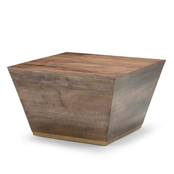 Simpli Home Abba Square Modern Coffee Table