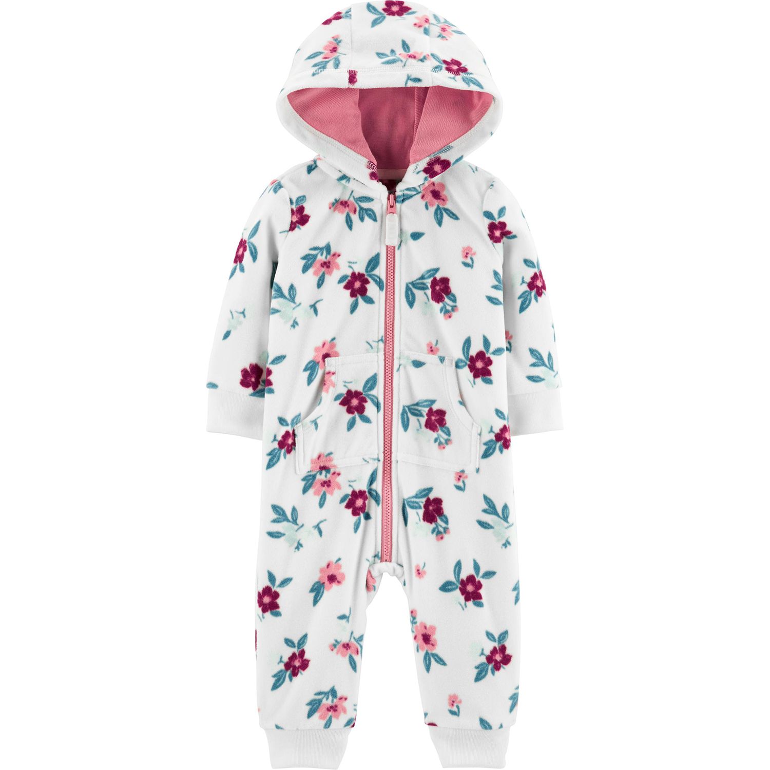 baby girl fleece jumpsuit