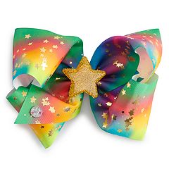 Girls 4-16 JoJo Siwa Rainbow Gold Star Hair Bow