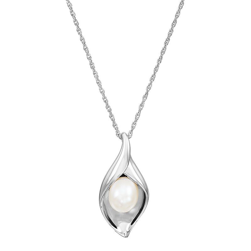 Freshwater by HONORA Sterling Silver Freshwater Pearl Pendant, Womens, Si
