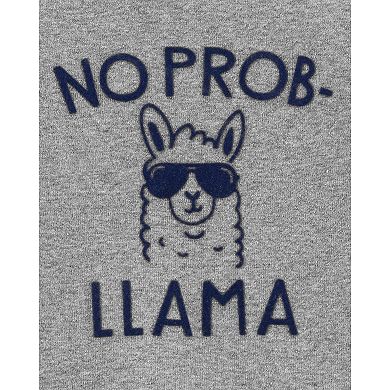 Baby Boy Carter's "No Prob Llama" Graphic Jumpsuit