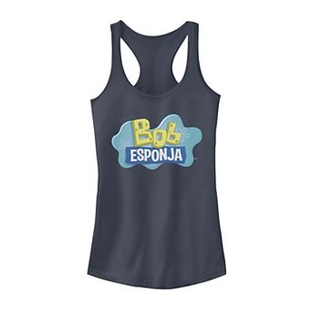 Juniors' SpongeBob SquarePants Bob Esponja Logo Tank Top