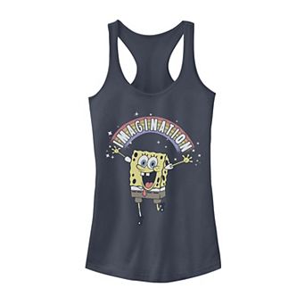 Juniors' SpongeBob SquarePants Imagination Rainbow Tank Top