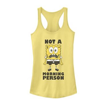 Juniors' SpongeBob SquarePants Not A Morning Person Tank Top