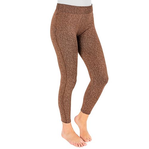 fleece lined bootcut leggings