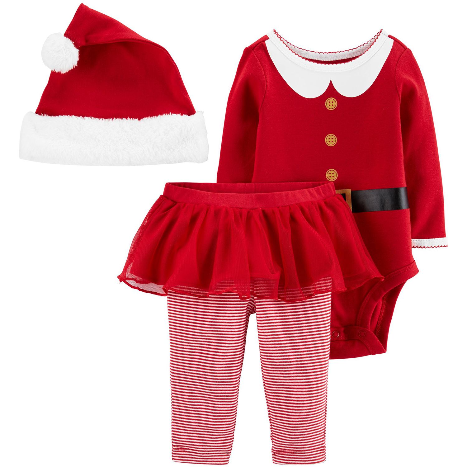 santa baby girl outfit