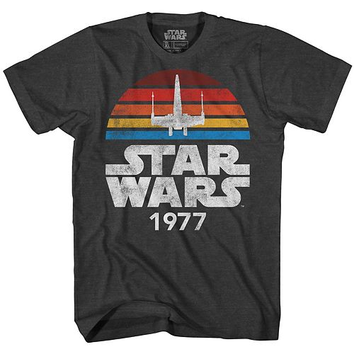 men's star wars vintage psych rebels tee