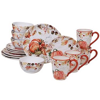 Certified International Harvest Splash 16 pc Dinnerware Set