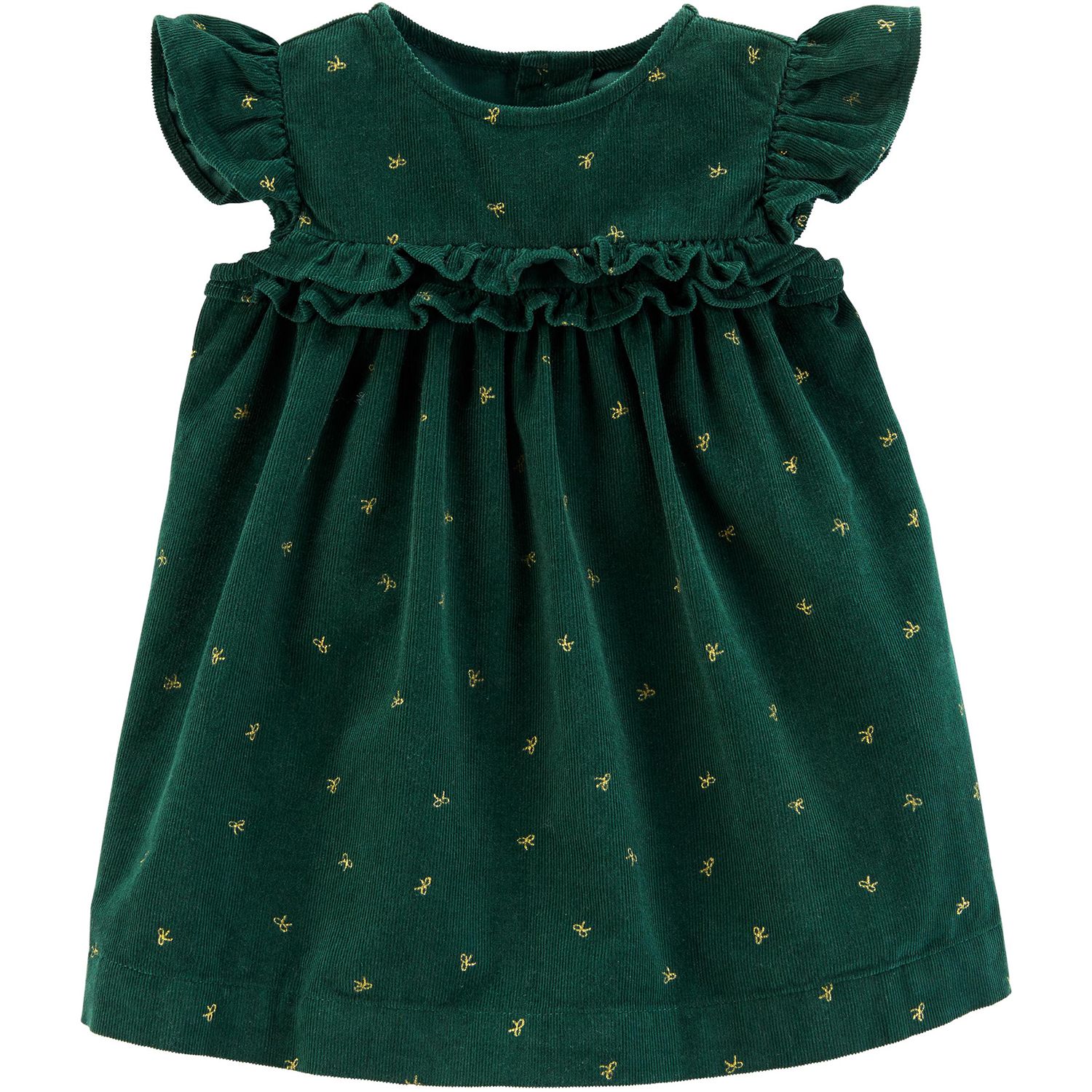 baby girl green christmas dress