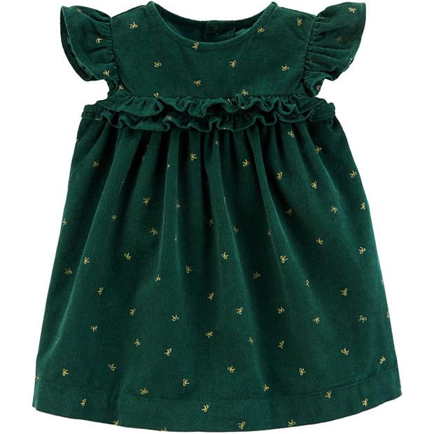 Green holiday outlet dress baby