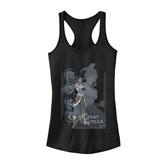 Juniors' Legend Of Korra Elements Poster Tank Top