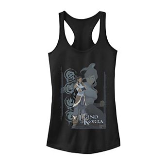 Juniors' Legend Of Korra Elements Poster Tank Top