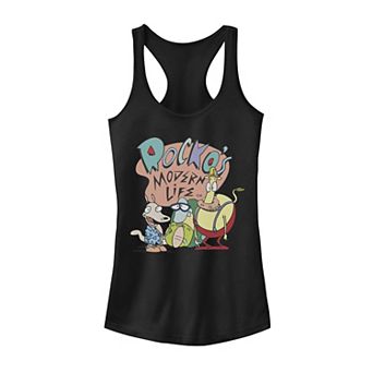Juniors Rocko's Modern Life Trio Logo Tank Top