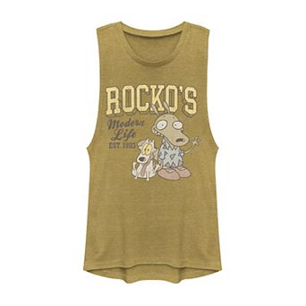 Juniors' Rocko's Modern Life Est. 1993 Muscle Tank Top