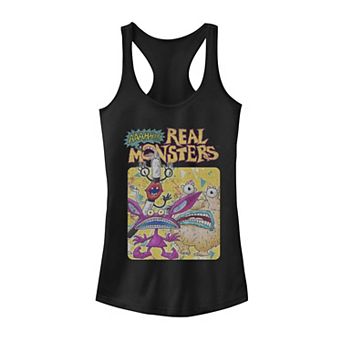 Juniors' Aaahh!!! Real Monsters Retro Poster Tank Top
