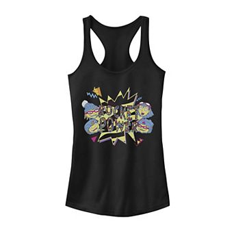 Juniors' Rocket Power Retro Group Logo Tank Top