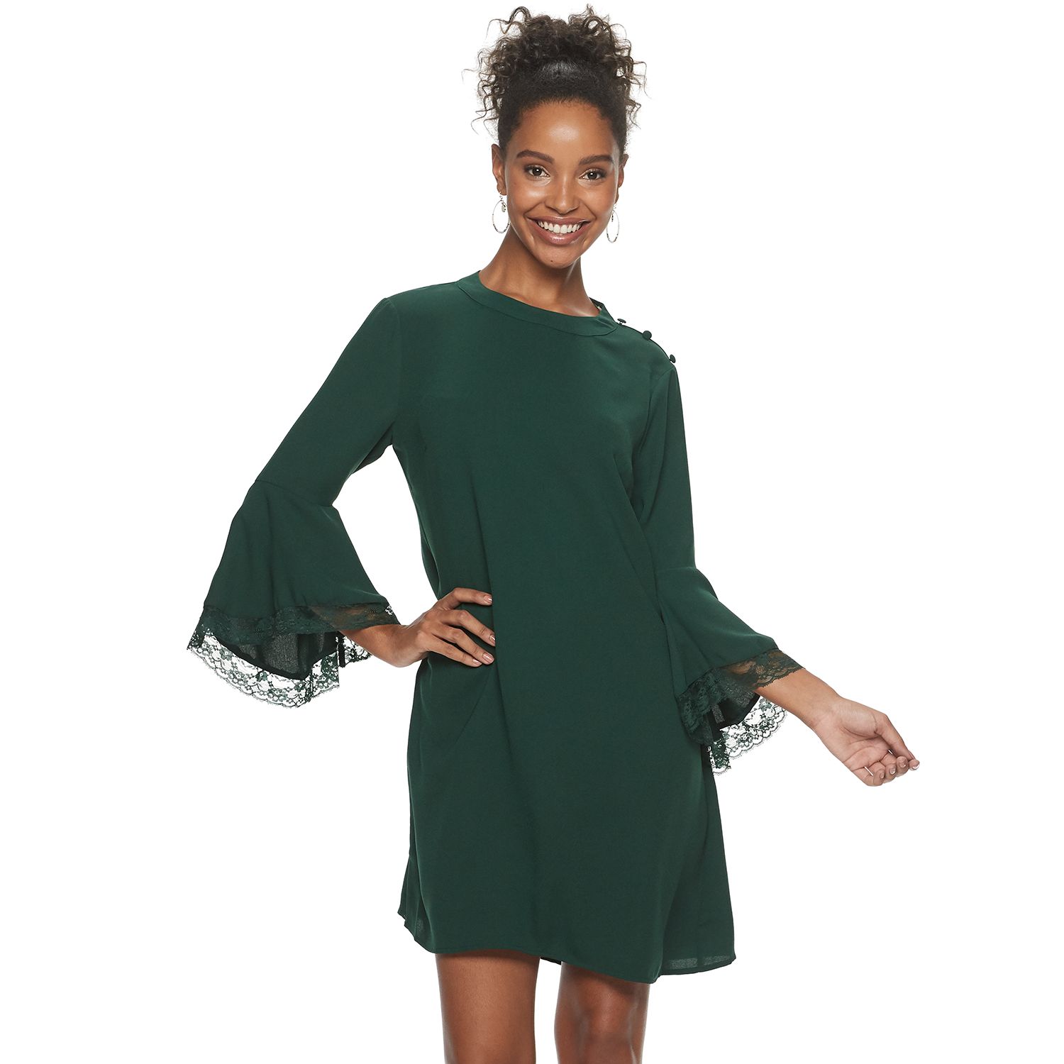 kohls bell sleeve dress