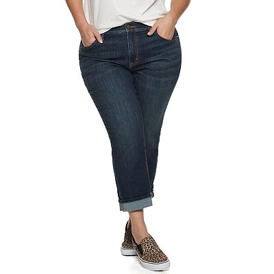 Plus Size EVRI™ Fit Solutions Denim Capris