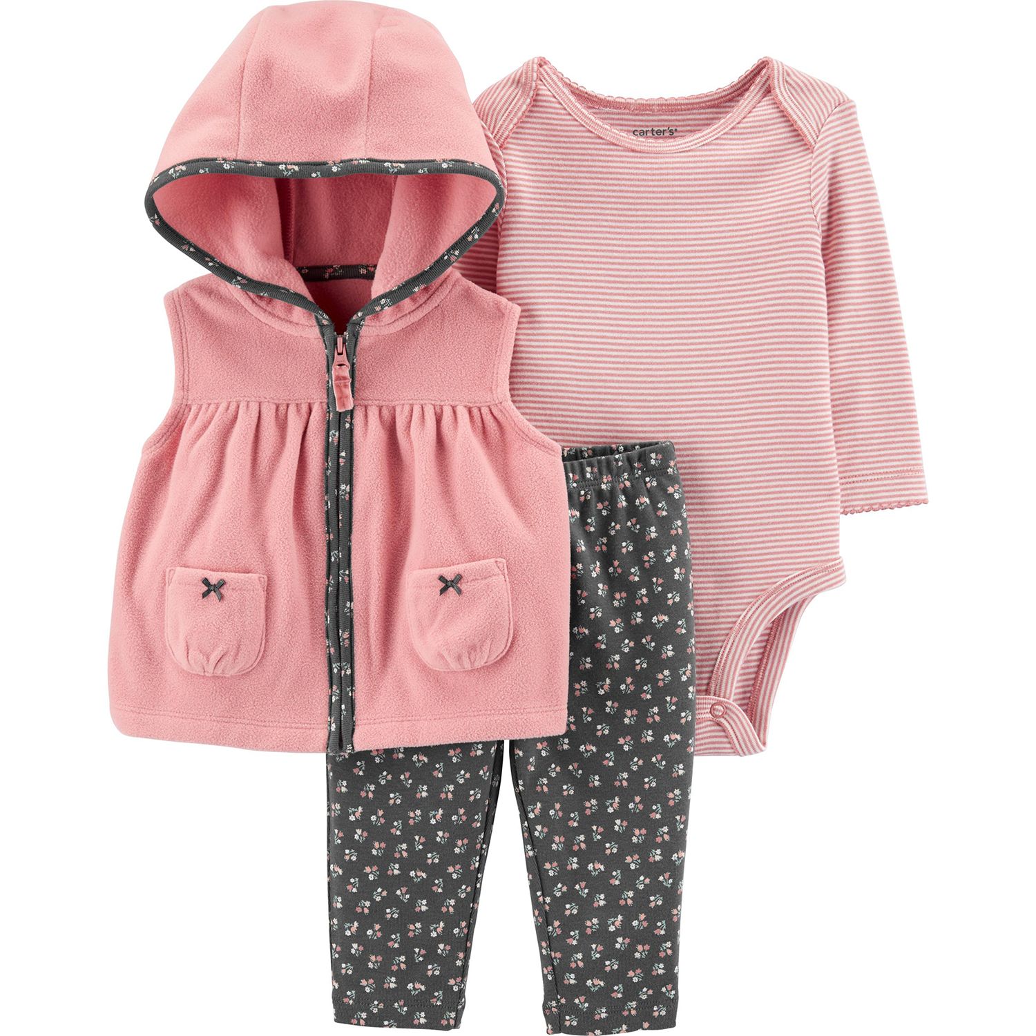 carters girls vest