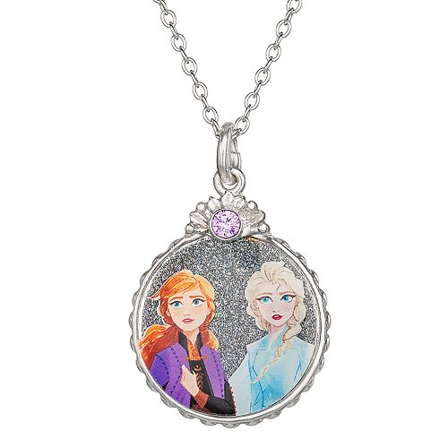 Disney's Frozen 2 Sterling Silver Anna & Elsa Glitter ...